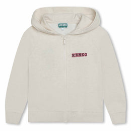 KENZO KIDS Ivory Zip-Up Hoodie
