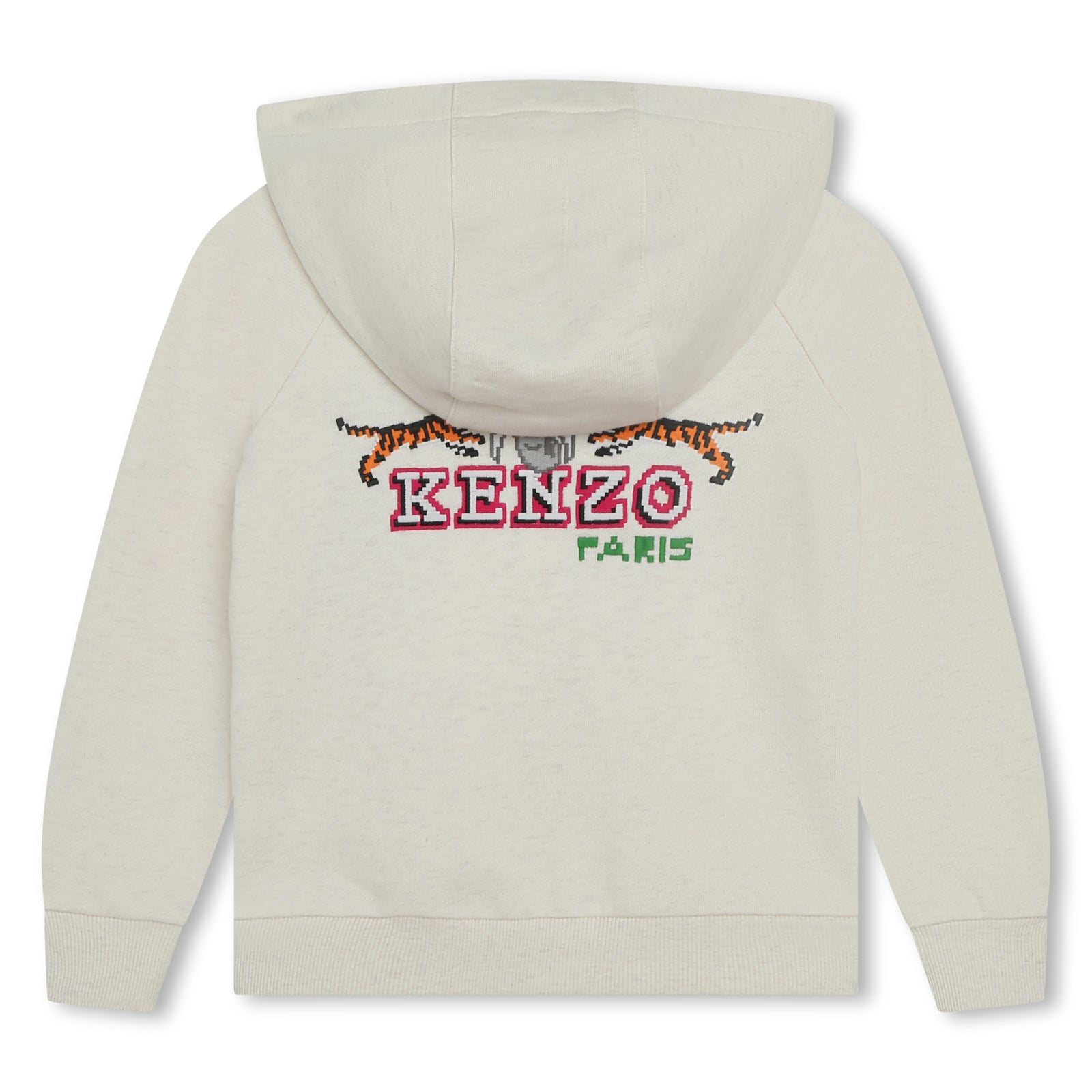 KENZO KIDS Ivory Zip-Up Hoodie