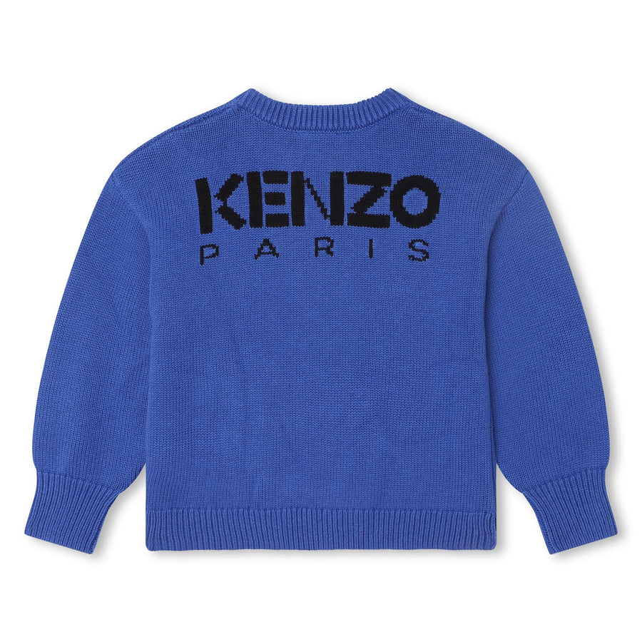 Kenzo Kids Poppy Flower Knit Jumper