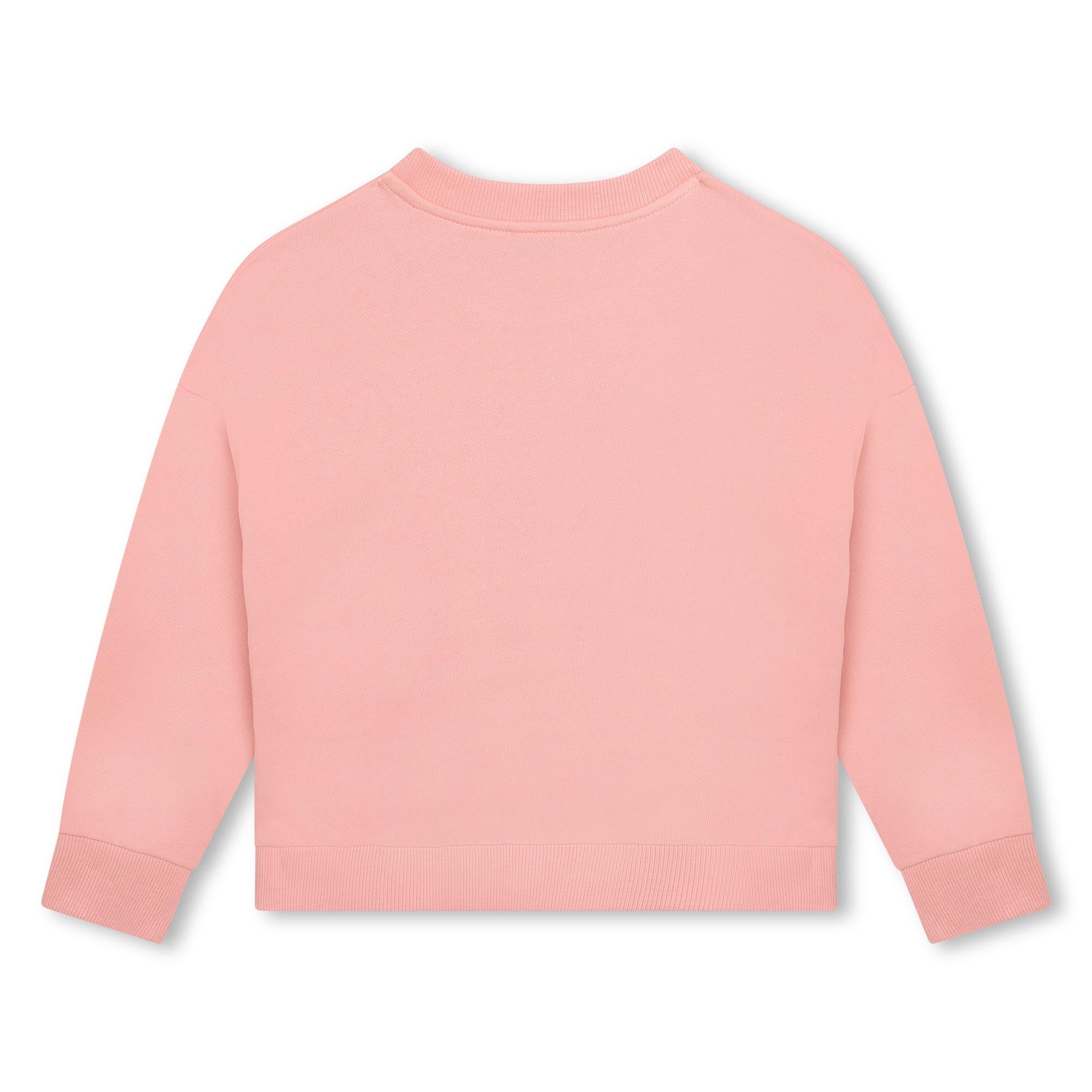 Kenzo Kenzo Kids Pink Logo Print Sweatshirt