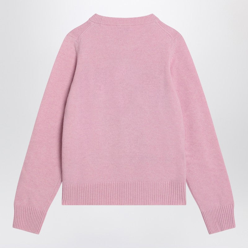GANNI Pink sweater with poodle