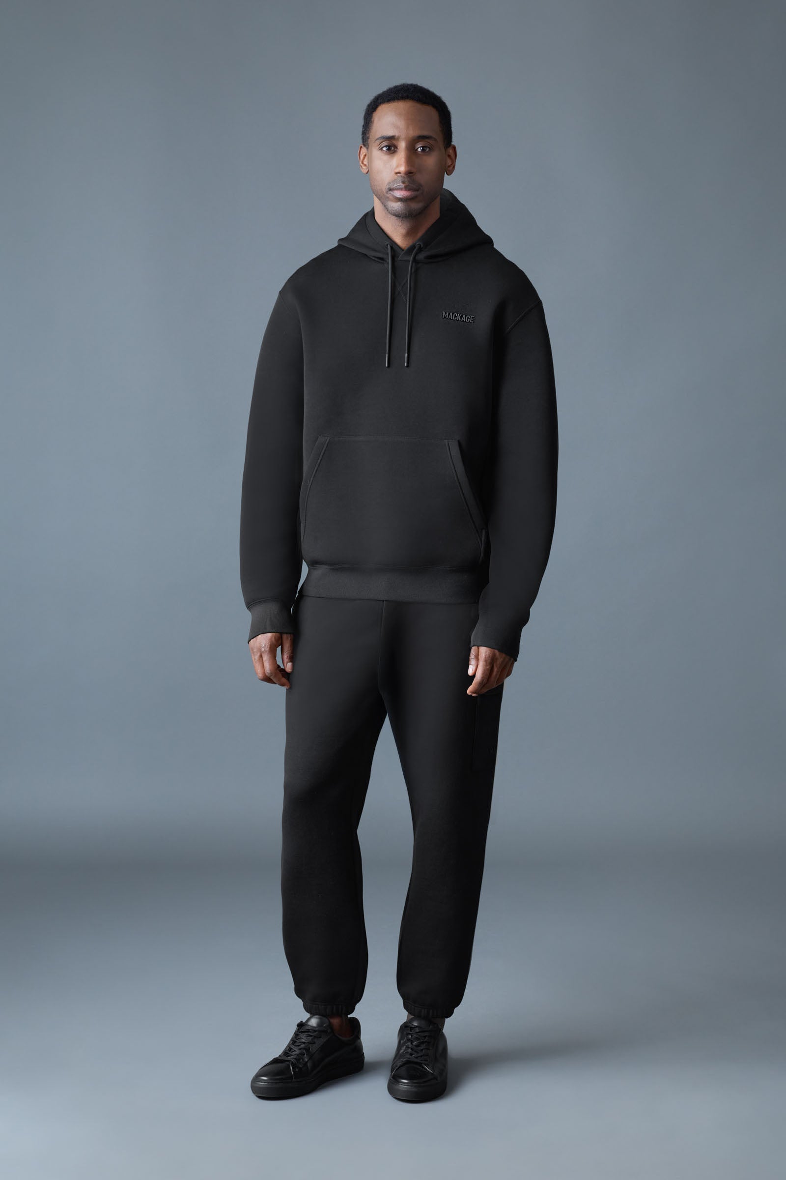 Mackage KOLTON Double-Face Jersey Logo Hoodie