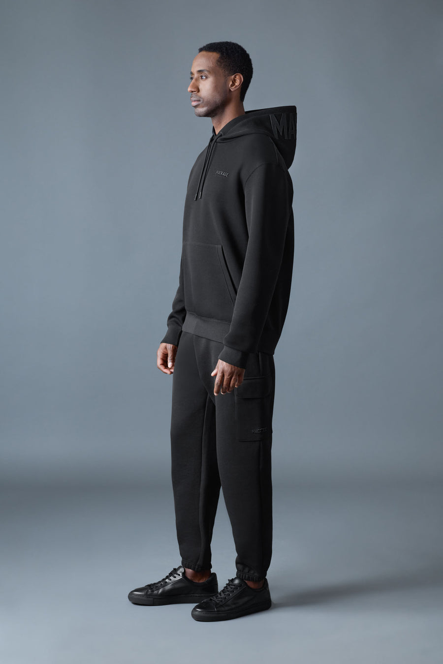 Mackage KOLTON Double-Face Jersey Logo Hoodie