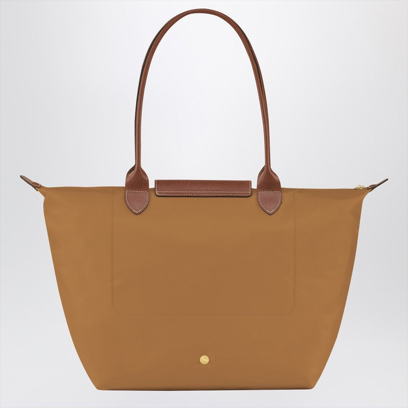 Longchamp Chamois coloured Le Pliage Original L bag