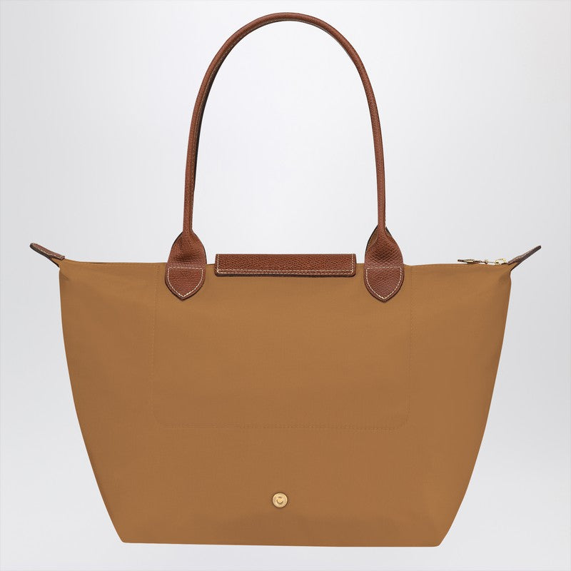 Longchamp Fawn-coloured Le Pliage Original M bag