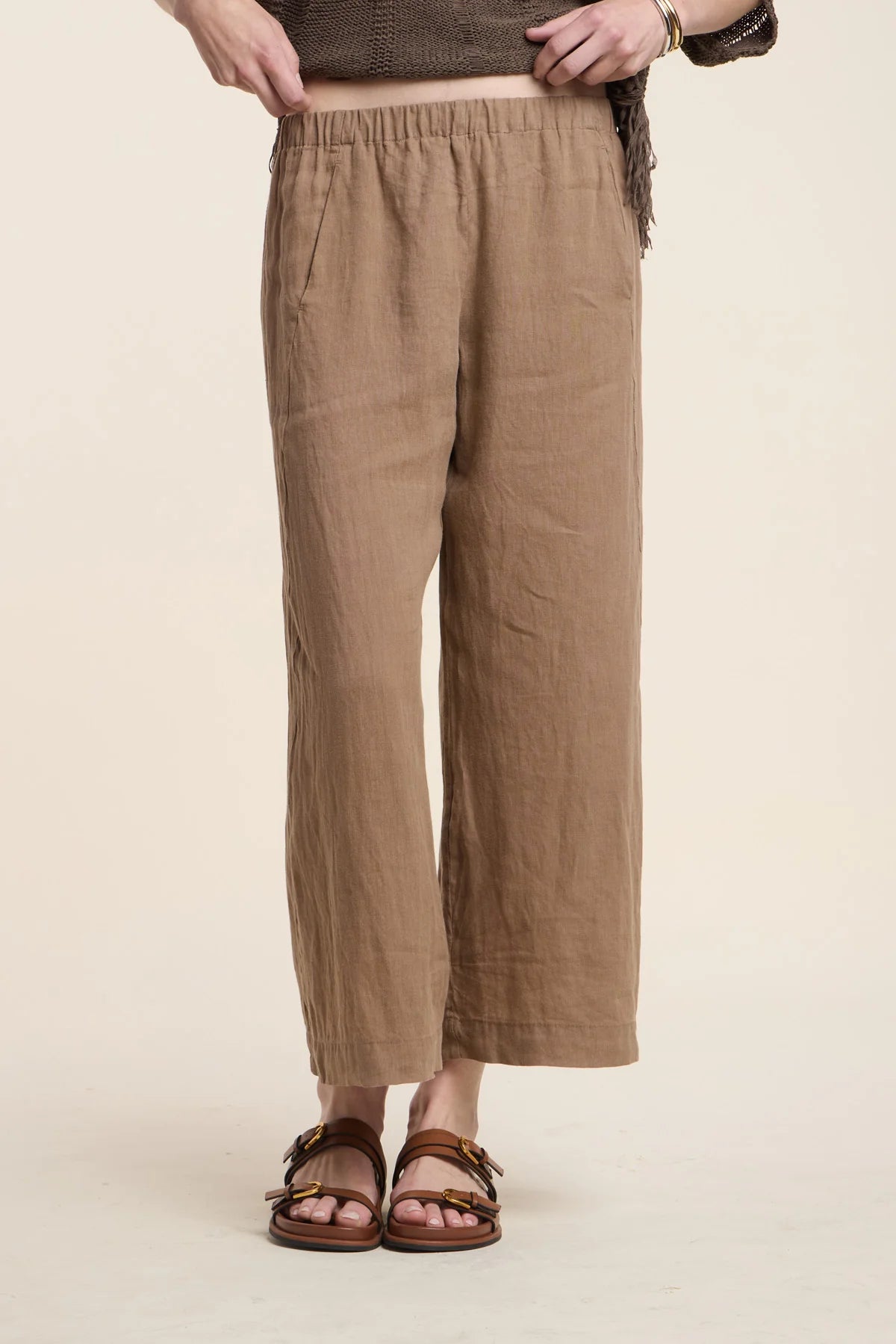 Lola Lightweight Linen Woven Pant