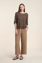 Lola Lightweight Linen Woven Pant