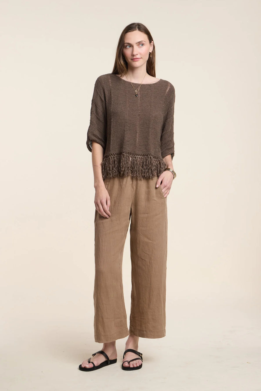 Lola Lightweight Linen Woven Pant