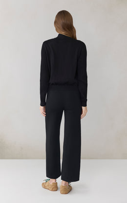 LORETTA Bomber in Silk Cotton Knit