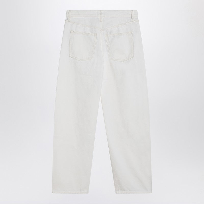 Frame White stiff denim jeans