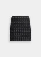 Liu Jo Milano Black Lurex Mini Skirt