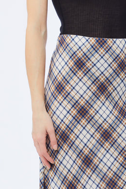 Liu Jo Milano Checked Midi Skirt