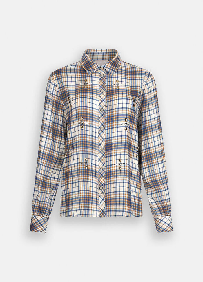 Liu Jo Milano Preppy Check Shirt in Viscose