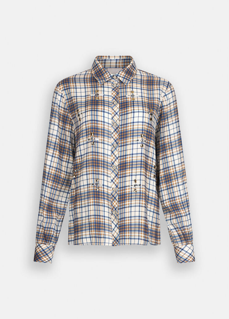 Liu Jo Milano Preppy Check Shirt in Viscose