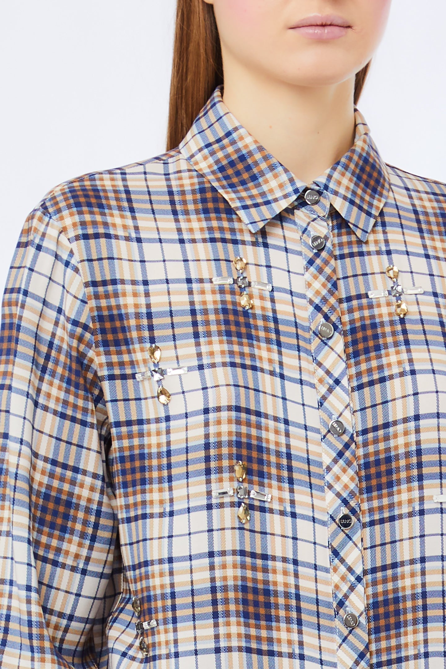 Liu Jo Milano Preppy Check Shirt in Viscose