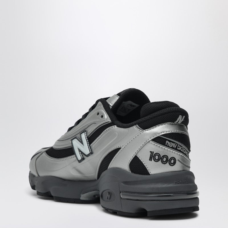 New Balance Sneakers 1000 SL in metallic silver leather