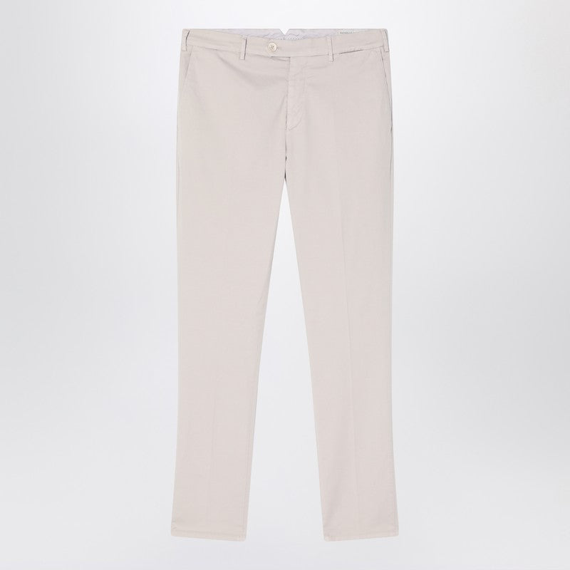 Brunello Cucinelli Greige cotton regular pants