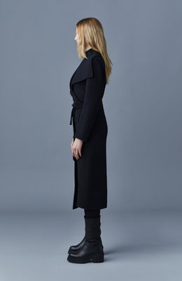 MAI-CN Double-face Belted Wool Wrap Coat