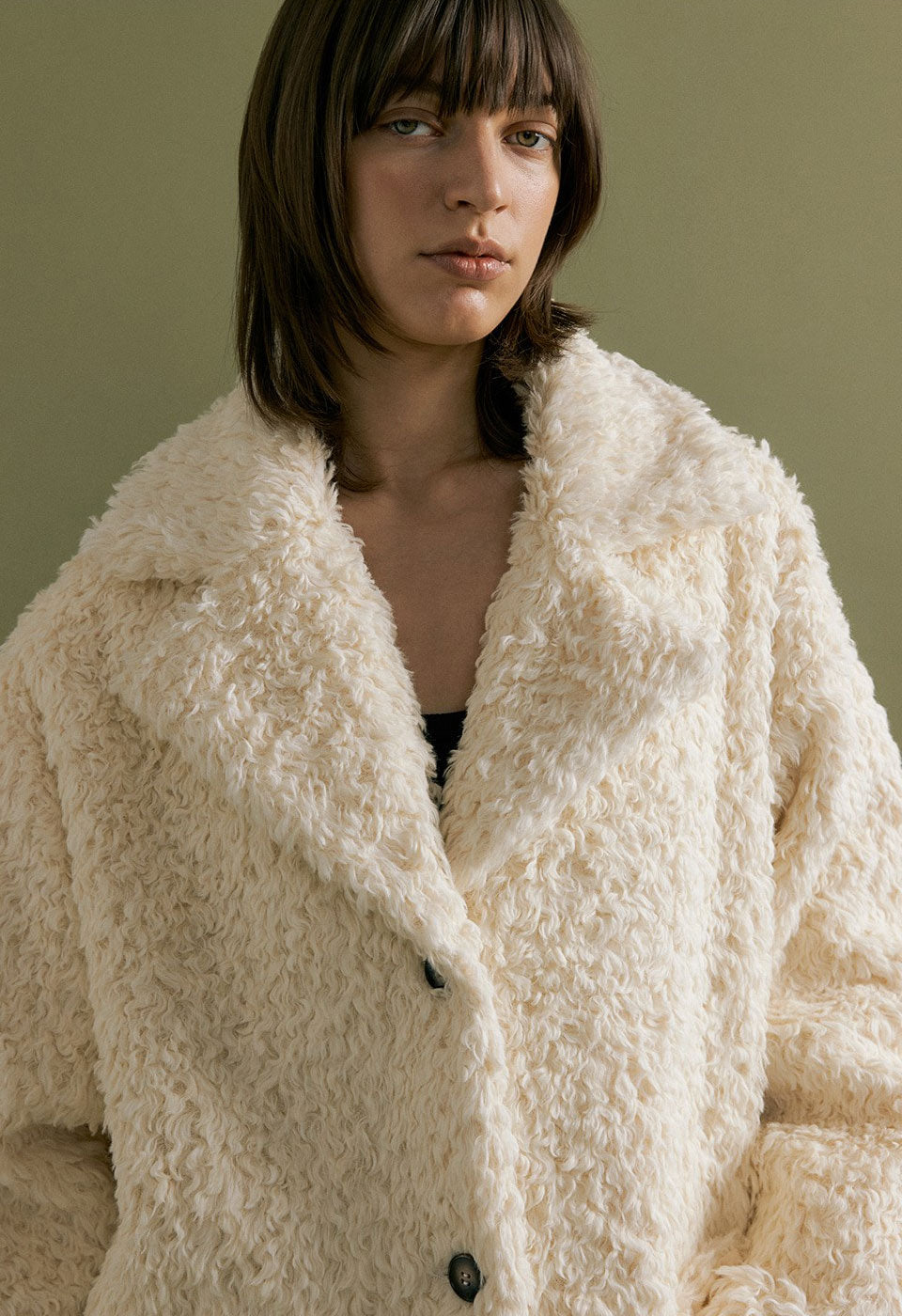 MANI COCOON HALF COAT