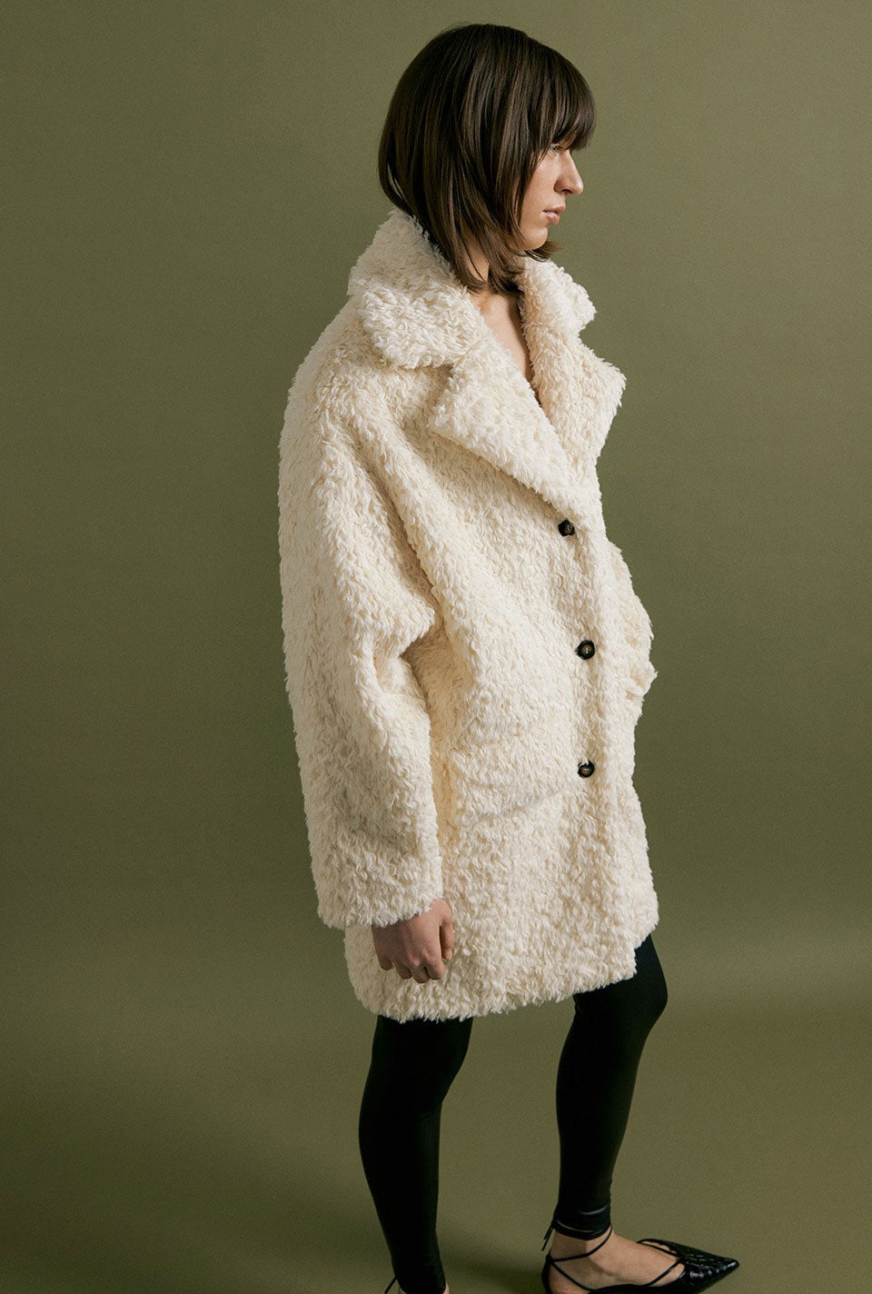 MANI COCOON HALF COAT