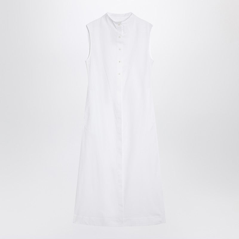 Loulou Studio White shirt dress in cotton