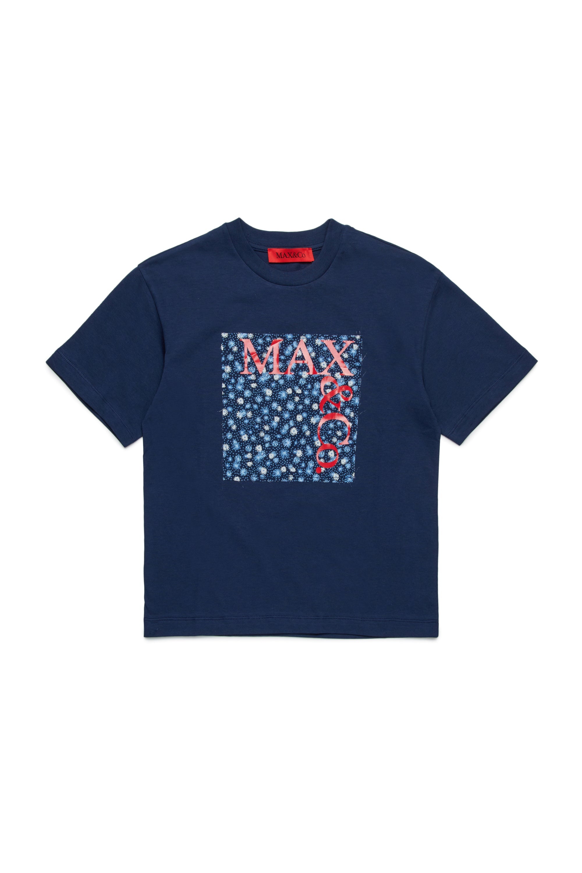Max & Co MAX&Co. Mood Indigo Graphic Cotton T-Shirt