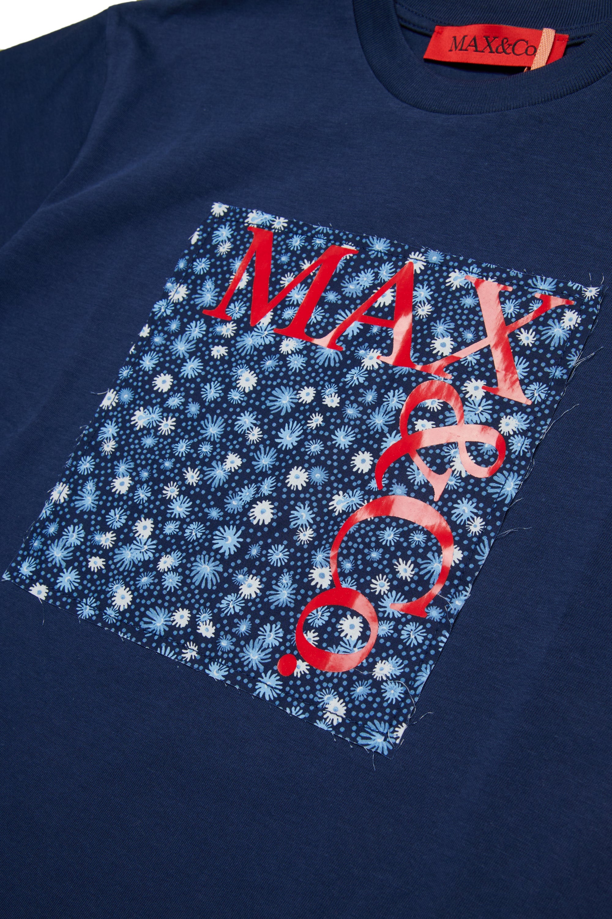 Max & Co MAX&Co. Mood Indigo Graphic Cotton T-Shirt