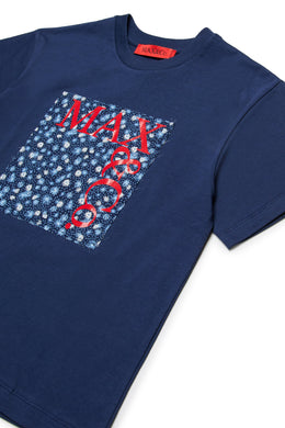 MAX&Co. Mood Indigo Graphic Cotton T-Shirt