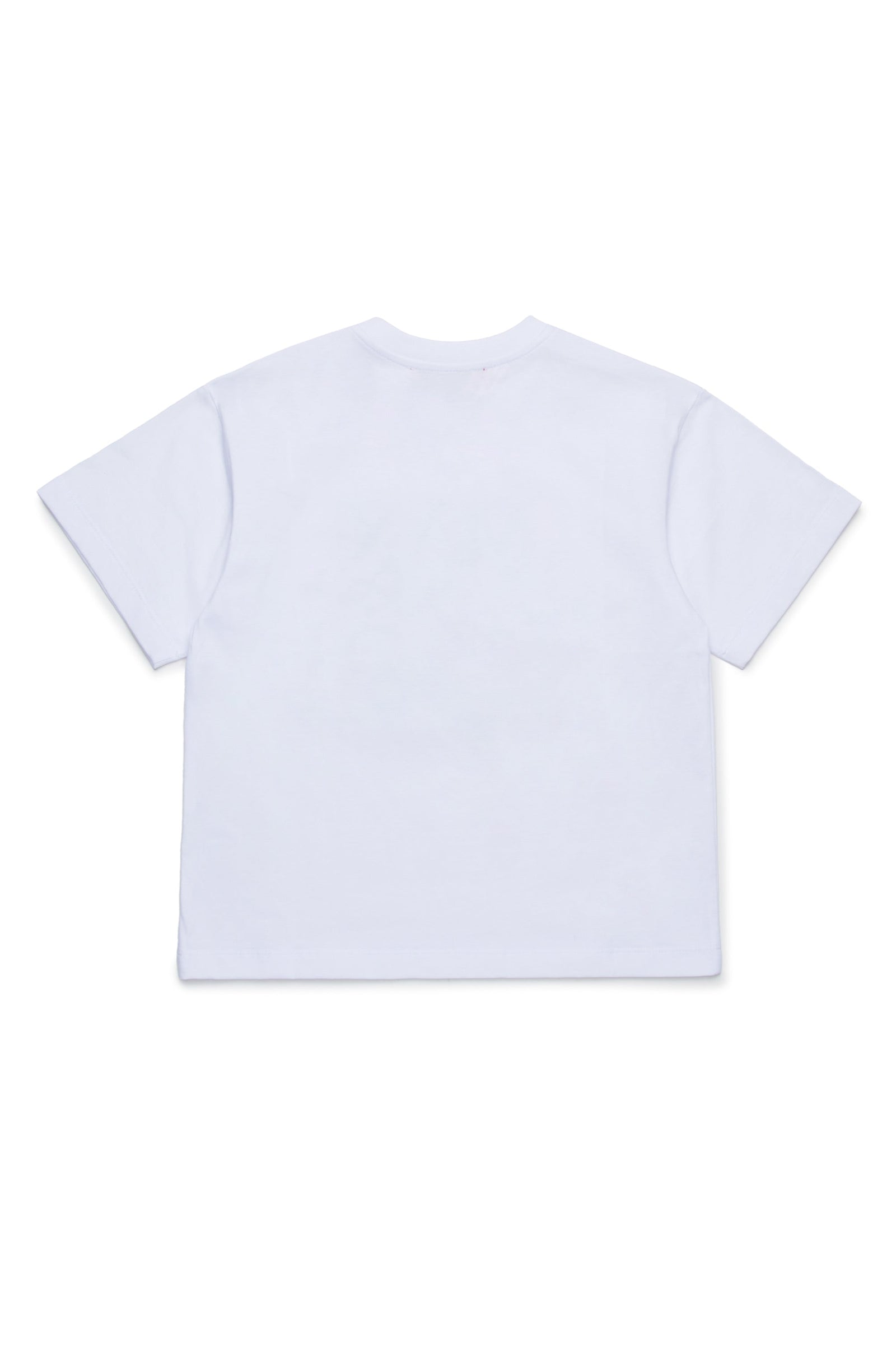 MAX&Co. White Graphic Cotton T-Shirt