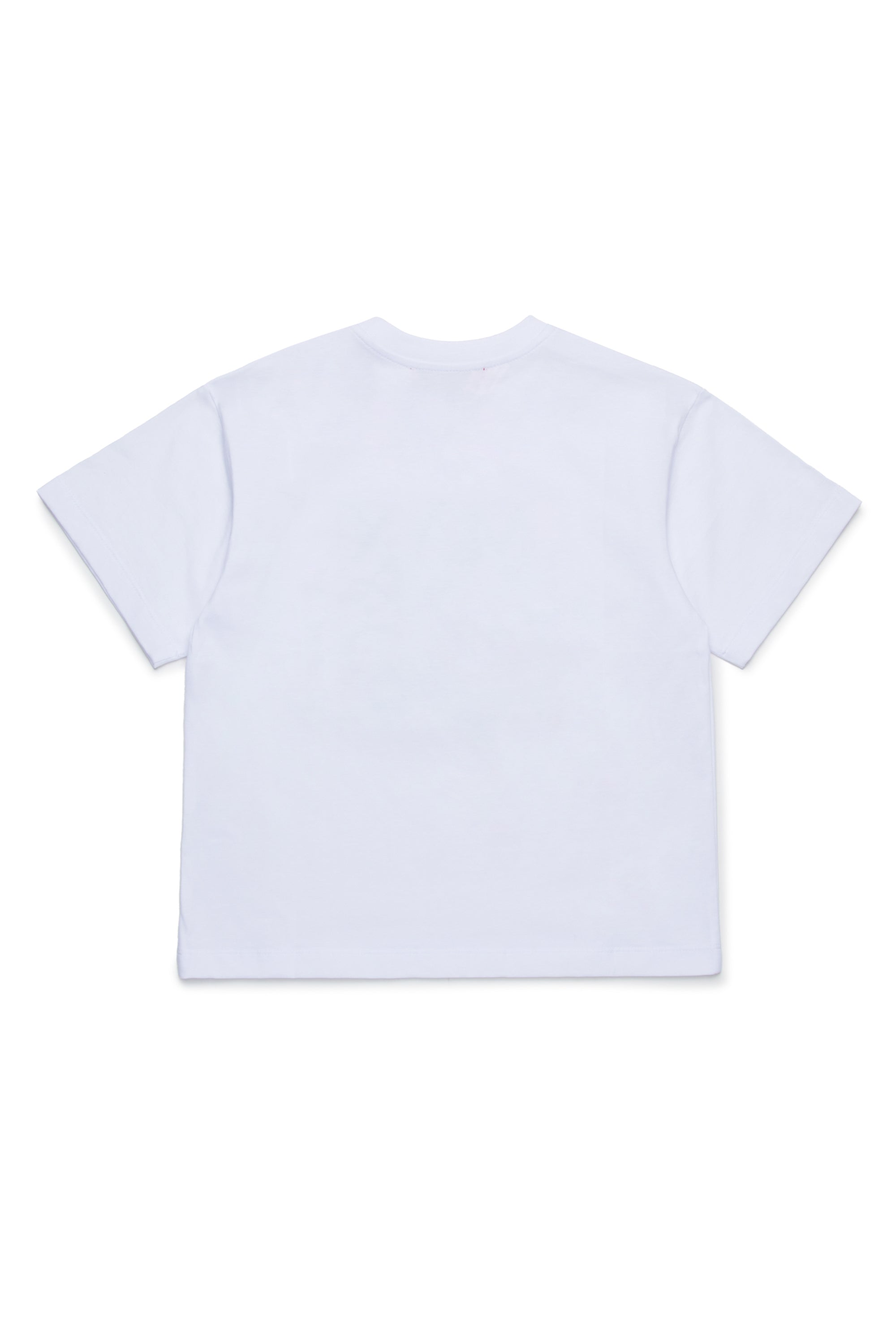 MAX&Co. White Graphic Cotton T-Shirt