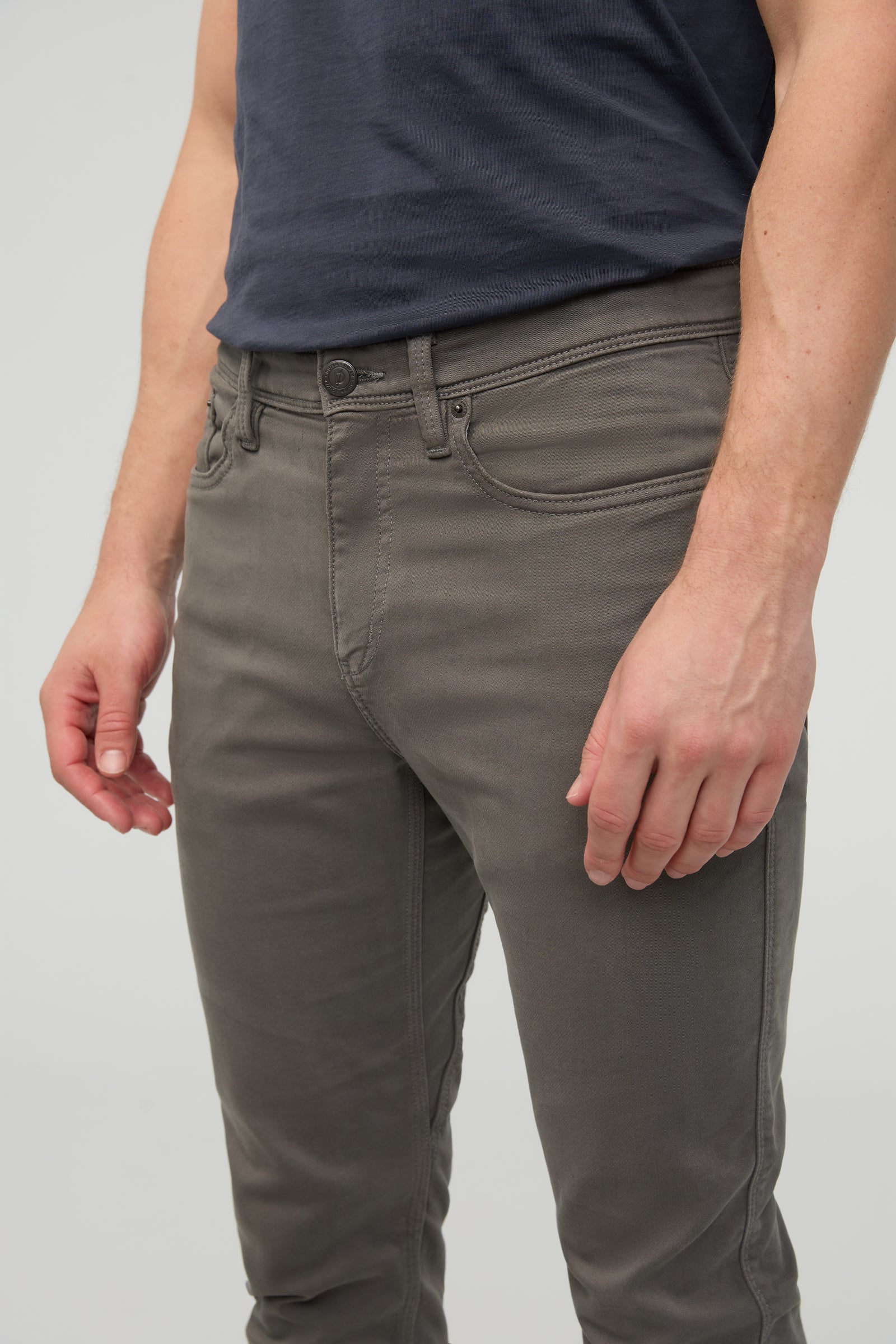 DU/ER No Sweat Slim - Gull