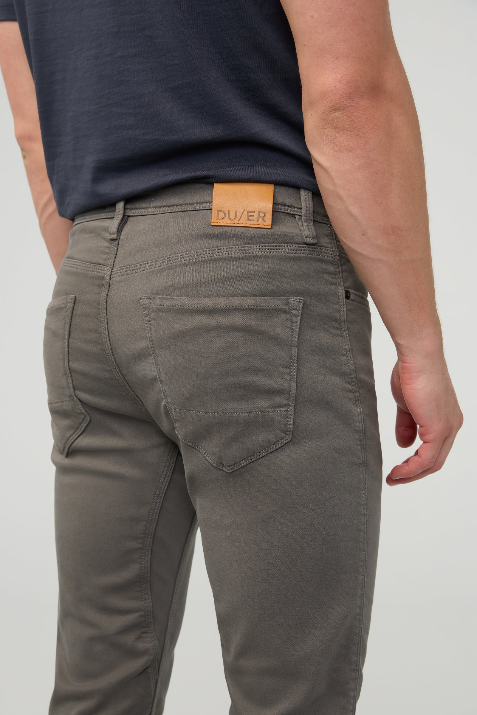 DU/ER No Sweat Slim - Gull