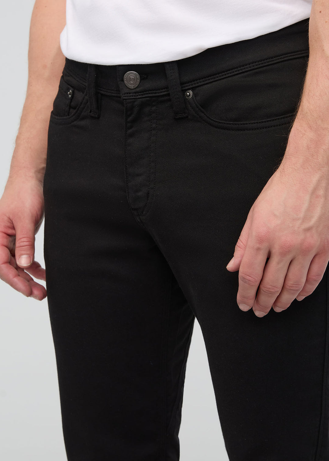 DU/ER No Sweat Slim Straight - Black
