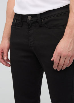 DU/ER No Sweat Slim Straight - Black