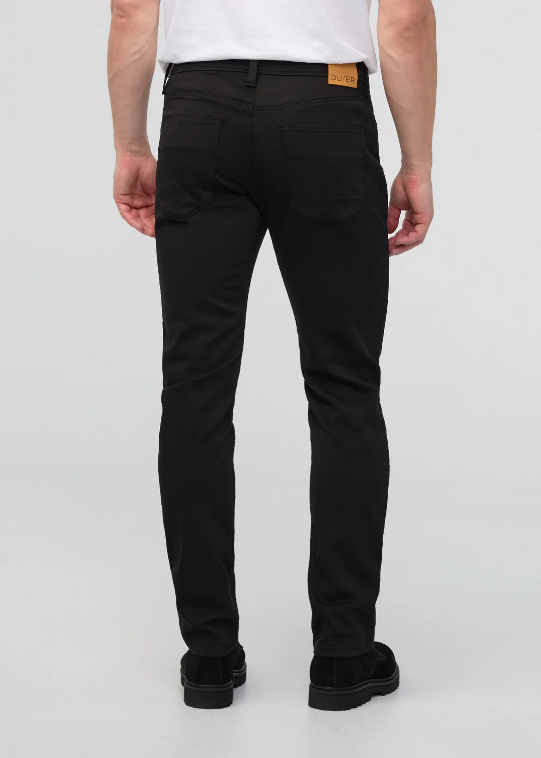 DU/ER No Sweat Slim Straight - Black