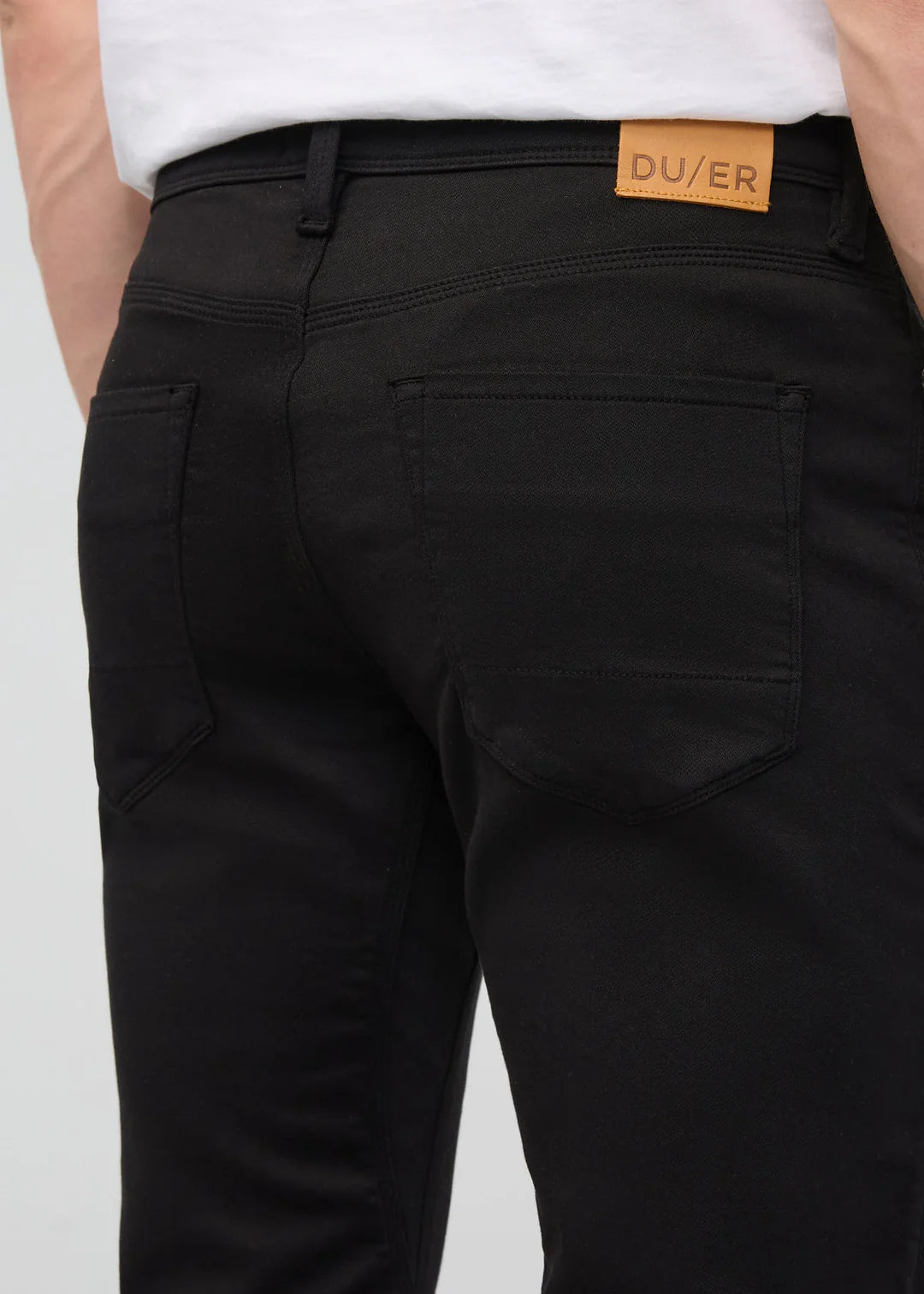 DU/ER No Sweat Slim Straight - Black