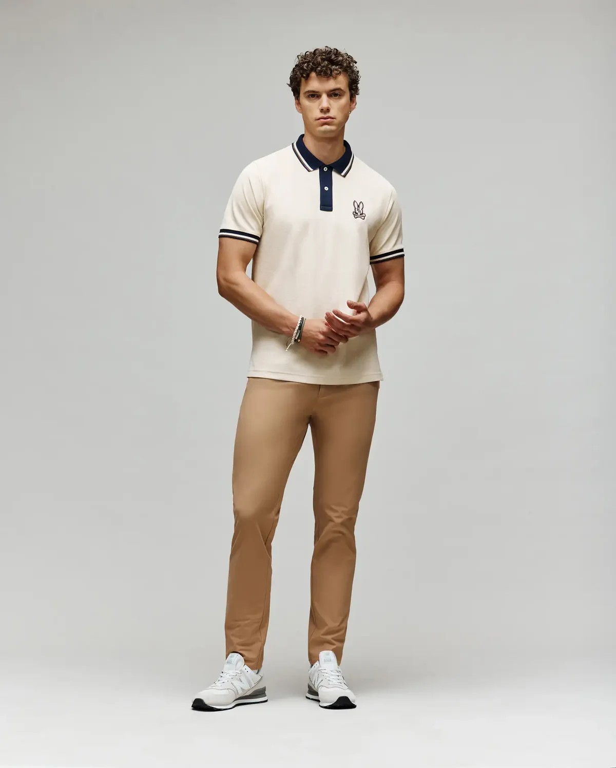Psycho Bunny Mens wade pique polo