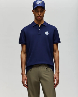 Psycho Bunny Auguste Pique Polo in Evening Blue
