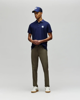 Psycho Bunny Auguste Pique Polo in Evening Blue