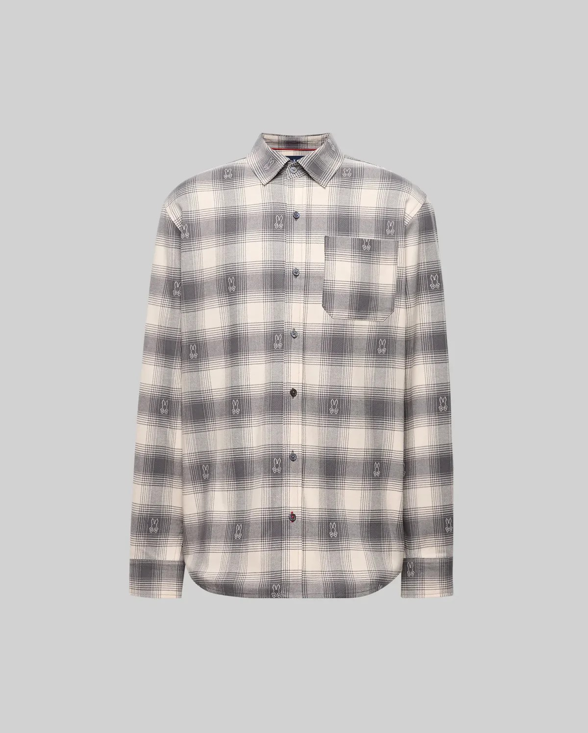 Psycho Bunny Mens Kurt Plaid Flannel Shirt
