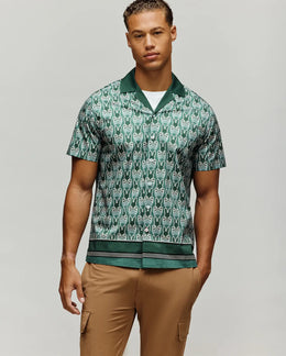 Psycho Bunny Mens Jake Poplin Shirt