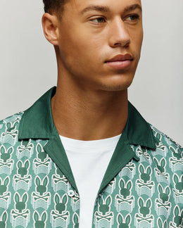 Psycho Bunny Mens Jake Poplin Shirt