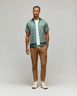 Psycho Bunny Mens Jake Poplin Shirt