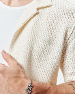 Mens achille crochet shirt