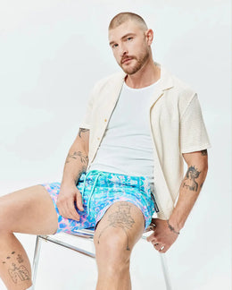 Mens achille crochet shirt