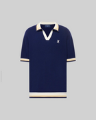 Mens Carter Johnny Collar Knit Polo
