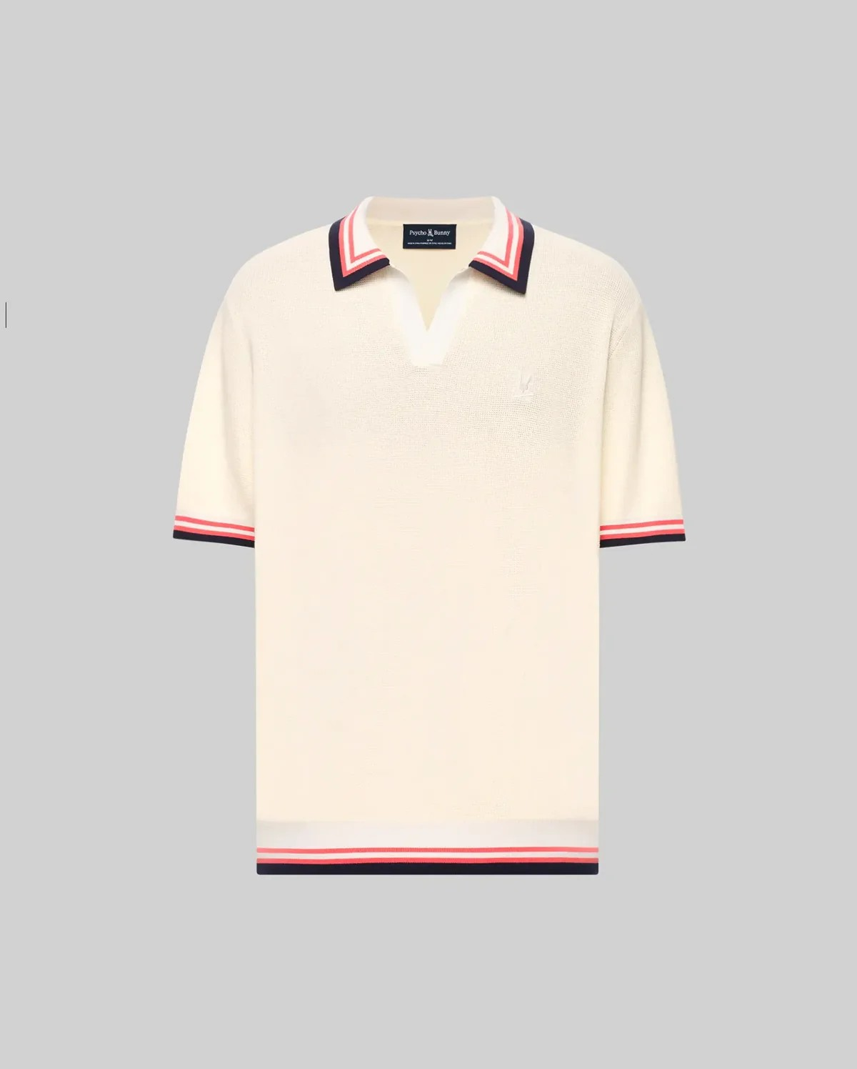 Mens Carter Johnny Collar Knit Polo