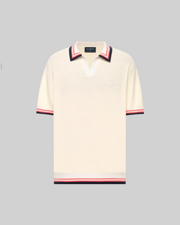 Mens Carter Johnny Collar Knit Polo