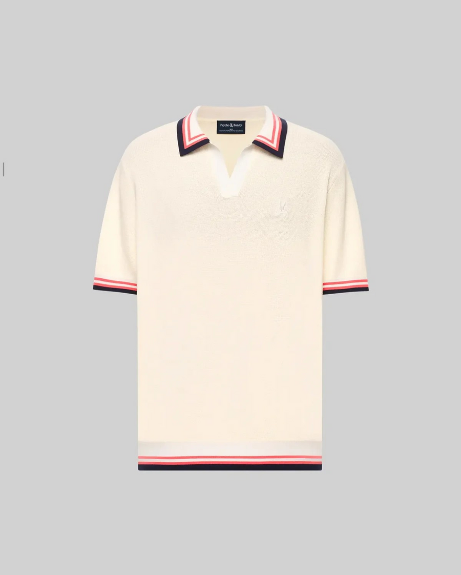 Mens Carter Johnny Collar Knit Polo