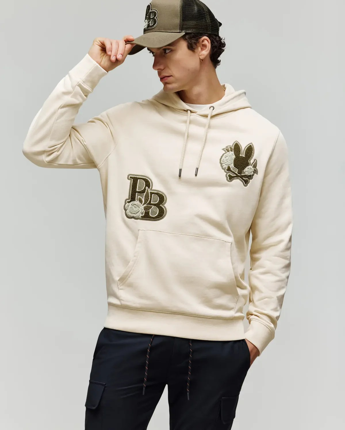 Psycho Bunny Mens Auguste Hoodie